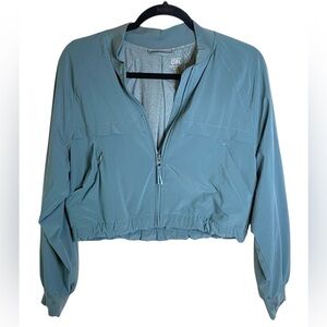 Athleta Girl Good Days Bomber Blue / Teal Jacket Size 12